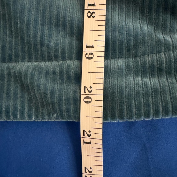 NWOT Lululemon Scuba Track Jacket *Velvet Cord Storm Teal - Picture 7 of 9